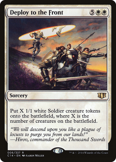 Deploy to the Front (6) — Commander 2014