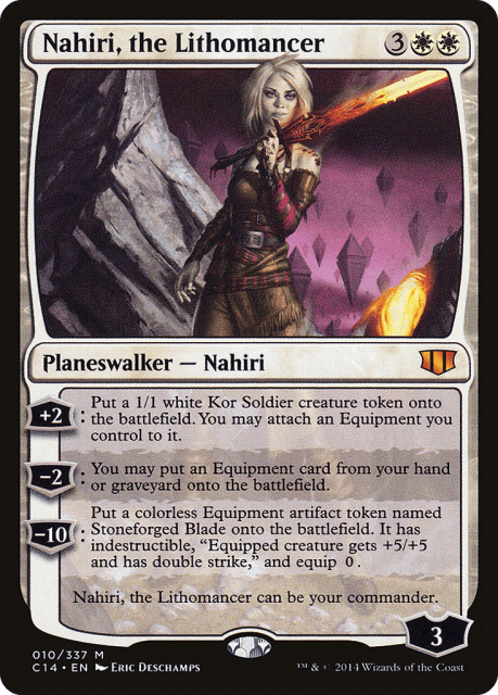 Nahiri, the Lithomancer (10) — Commander 2014