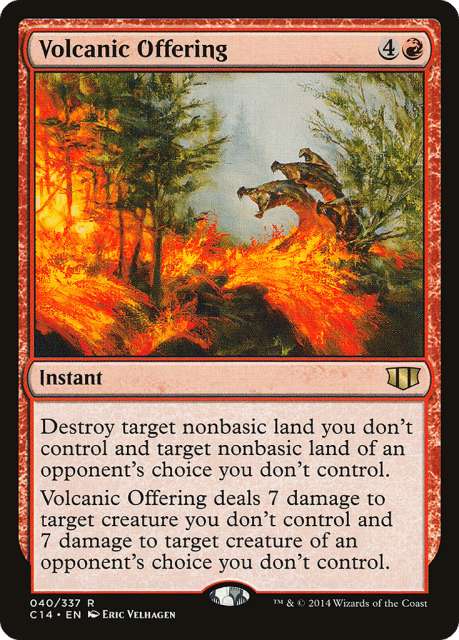 Volcanic Offering (40) — Commander 2014