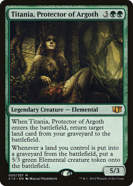 Titania, Protector of Argoth (50) — Commander 2014