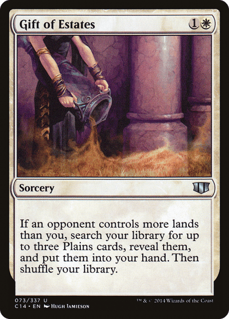 Gift of Estates (73) — Commander 2014