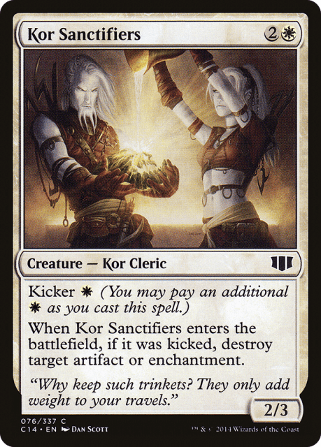 Kor Sanctifiers (76) — Commander 2014