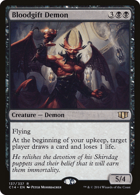 Bloodgift Demon (137) — Commander 2014