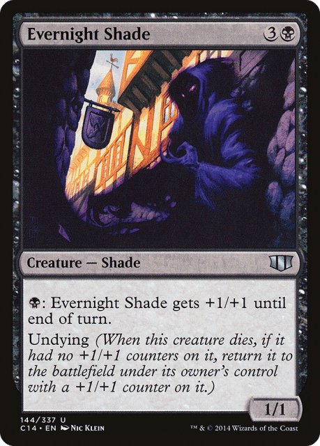 Evernight Shade (144) — Commander 2014