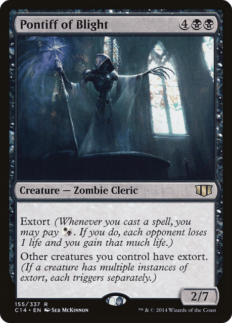 Pontiff of Blight (155) — Commander 2014