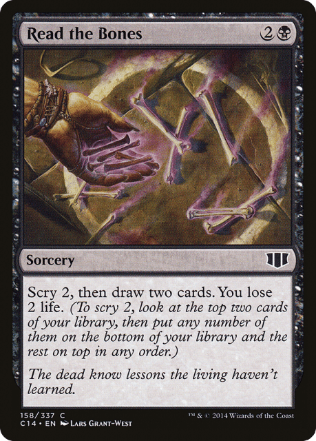Read the Bones (158) — Commander 2014