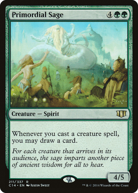 Primordial Sage (211) — Commander 2014