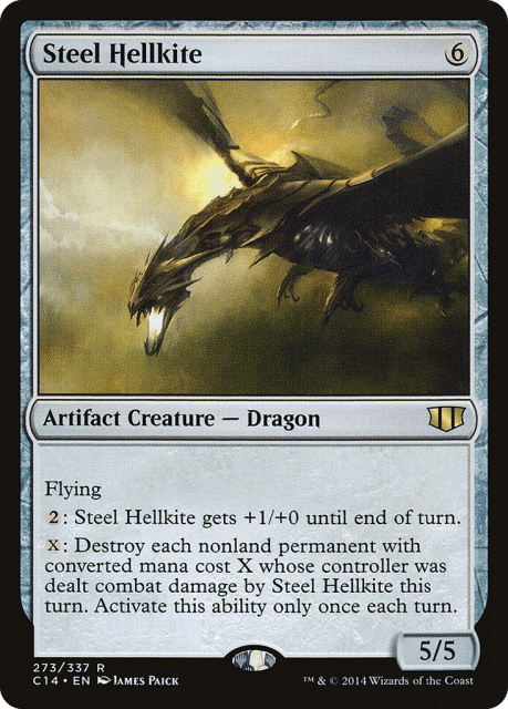 Steel Hellkite (273) — Commander 2014