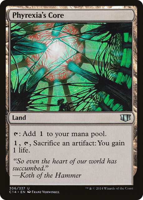Phyrexia's Core (306) — Commander 2014