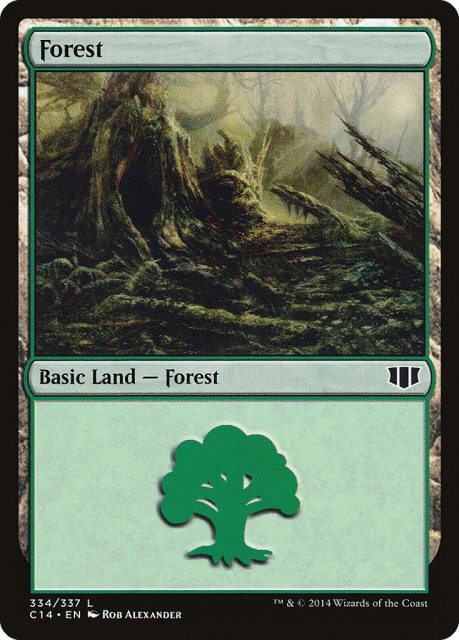 Forest (334) — Commander 2014