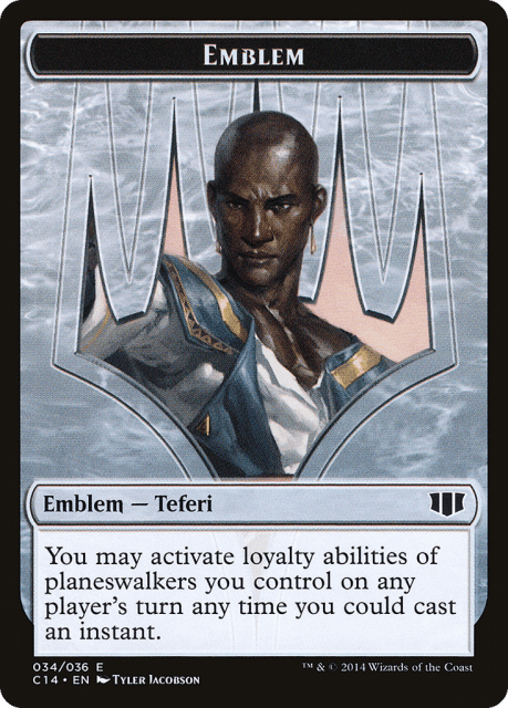 Teferi, Temporal Archmage Emblem (34) — Commander 2014