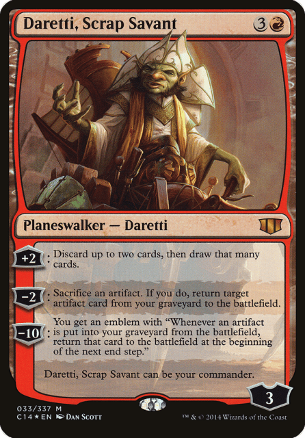 Daretti, Scrap Savant (33) — Commander 2014 Oversized