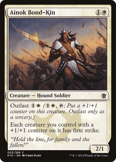 Ainok Bond-Kin (3) — Khans of Tarkir