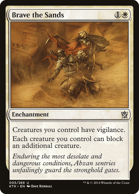 Brave the Sands (5) — Khans of Tarkir