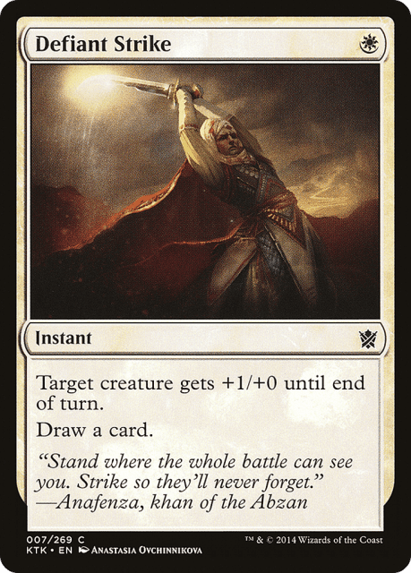 Defiant Strike (7) — Khans of Tarkir