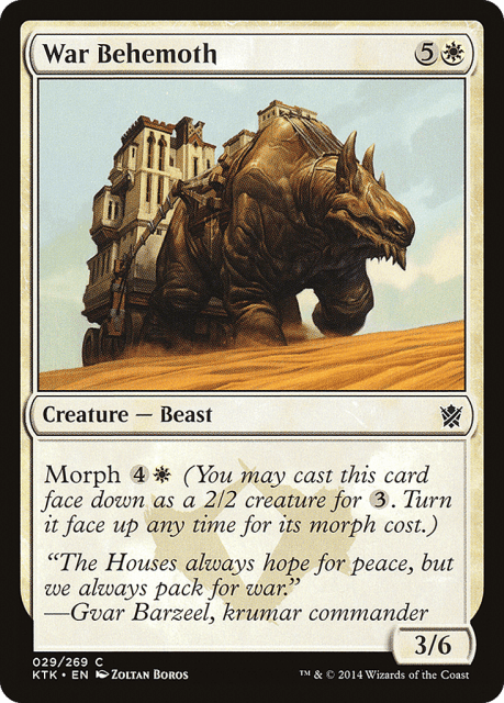 War Behemoth (29) — Khans of Tarkir