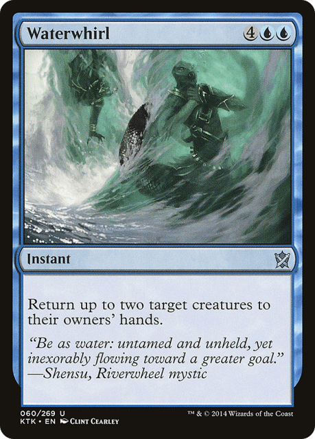 Waterwhirl (60) — Khans of Tarkir