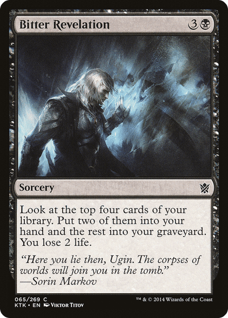 Bitter Revelation (65) — Khans of Tarkir