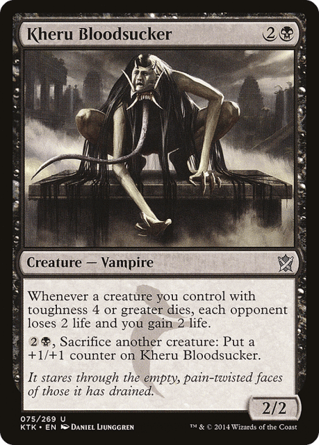 Kheru Bloodsucker (75) — Khans of Tarkir