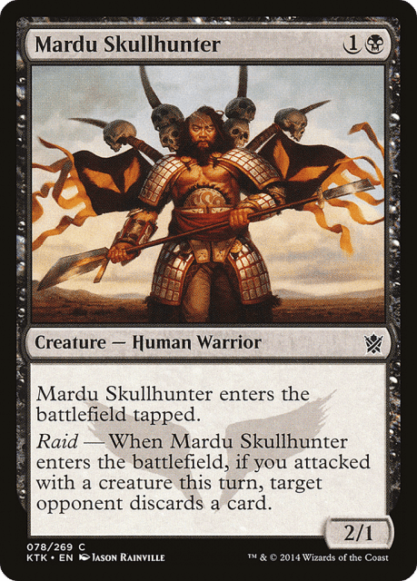 Mardu Skullhunter (78) — Khans of Tarkir