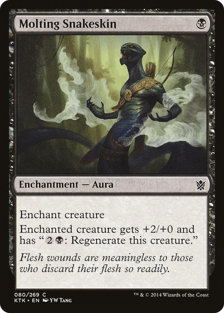 Molting Snakeskin (80) — Khans of Tarkir