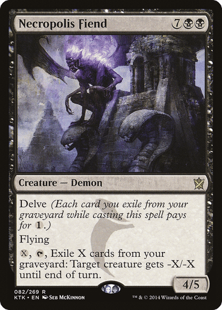 Necropolis Fiend (82) — Khans of Tarkir