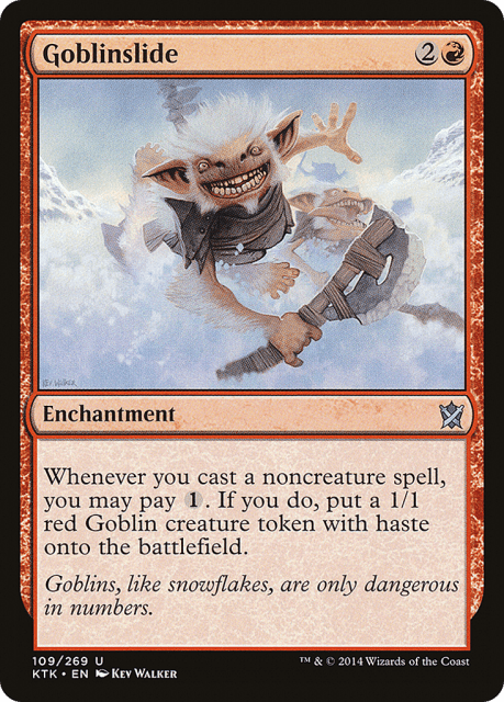 Goblinslide (109) — Khans of Tarkir