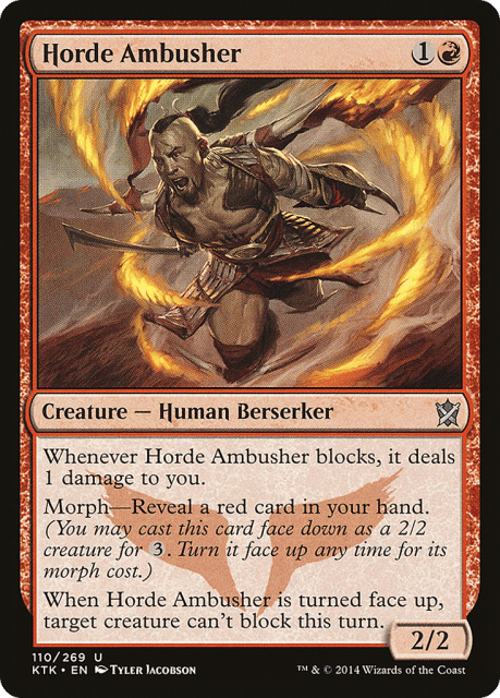 Horde Ambusher (110) — Khans of Tarkir