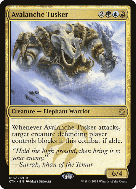 Avalanche Tusker (166) — Khans of Tarkir