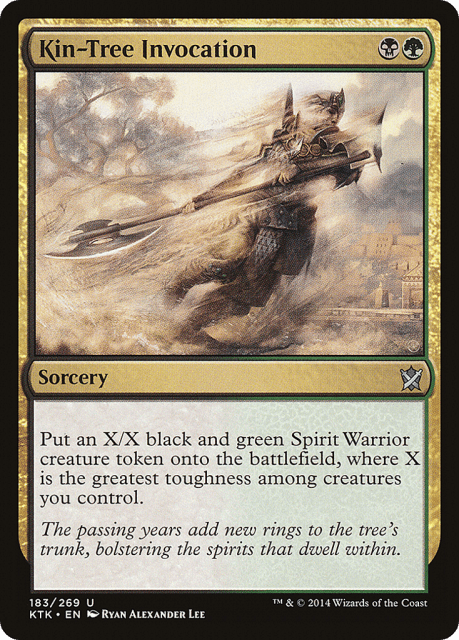 Kin-Tree Invocation (183) — Khans of Tarkir