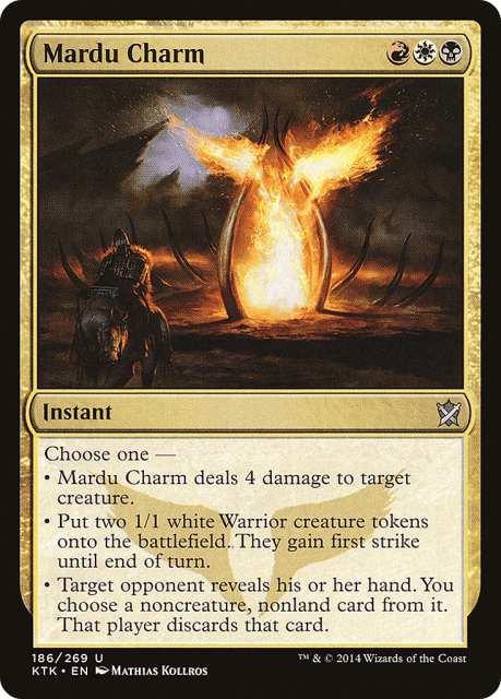 Mardu Charm (186) — Khans of Tarkir