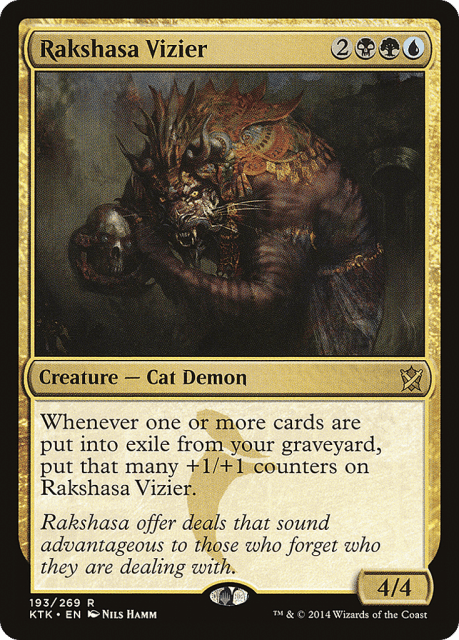 Rakshasa Vizier (193) — Khans of Tarkir