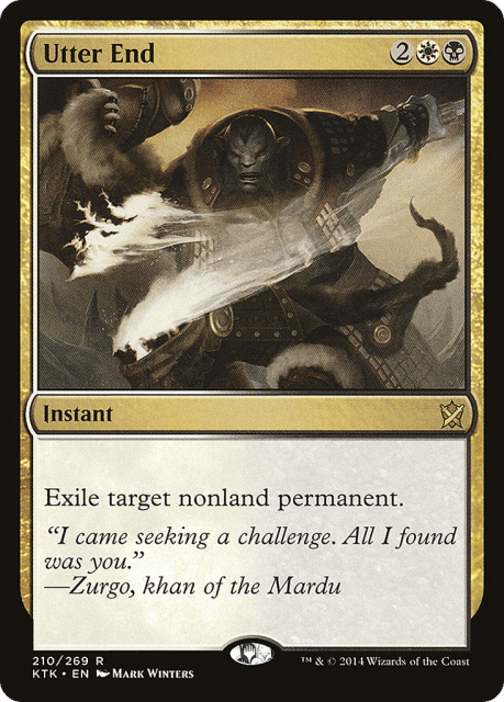 Utter End (210) — Khans of Tarkir