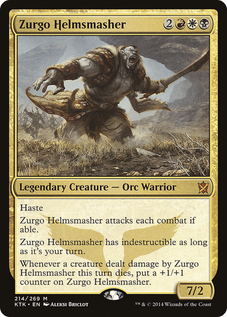 Zurgo Helmsmasher (214) — Khans of Tarkir