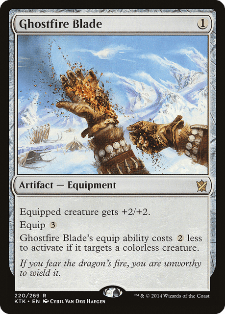 Ghostfire Blade (220) — Khans of Tarkir