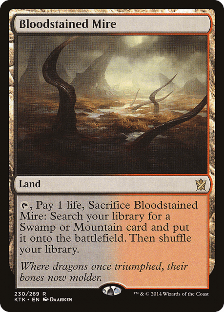 Bloodstained Mire (230) — Khans of Tarkir