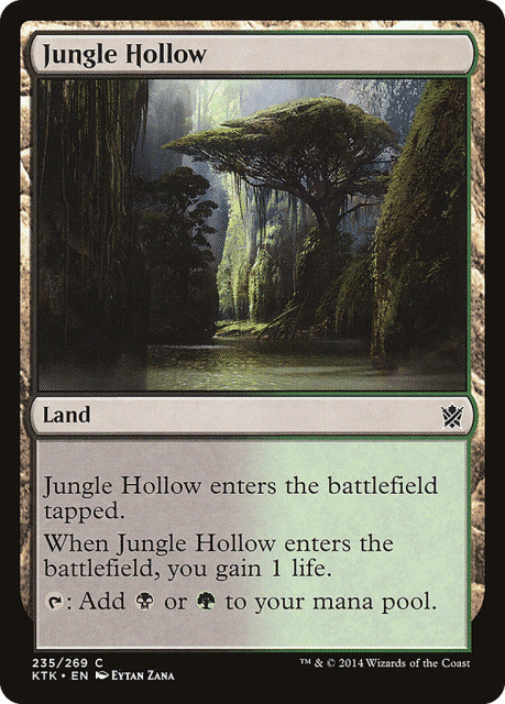Jungle Hollow (235) — Khans of Tarkir