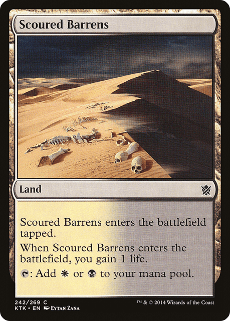 Scoured Barrens (242) — Khans of Tarkir