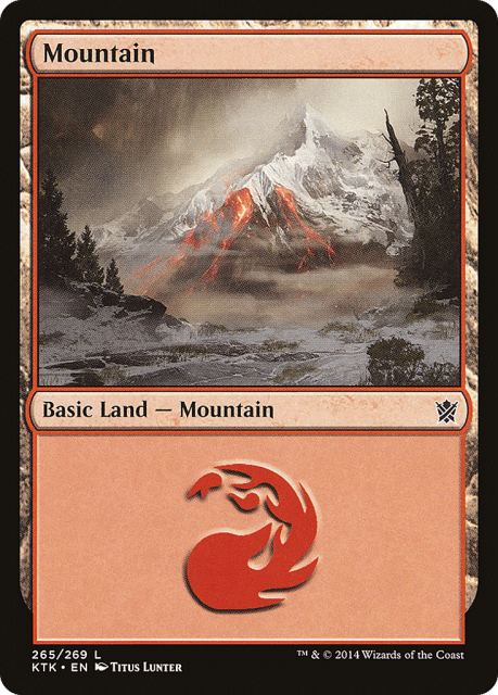 Mountain (265) — Khans of Tarkir