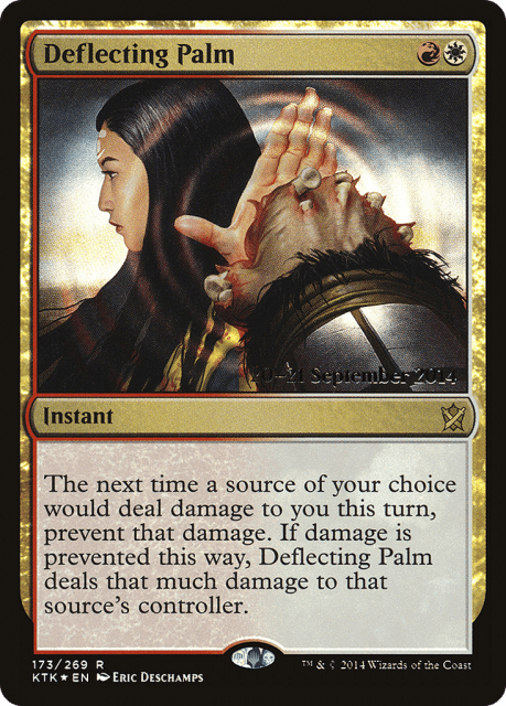 Deflecting Palm (173) — Khans of Tarkir Promos