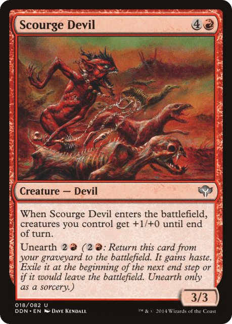 Scourge Devil (18) — Duel Decks: Speed vs. Cunning