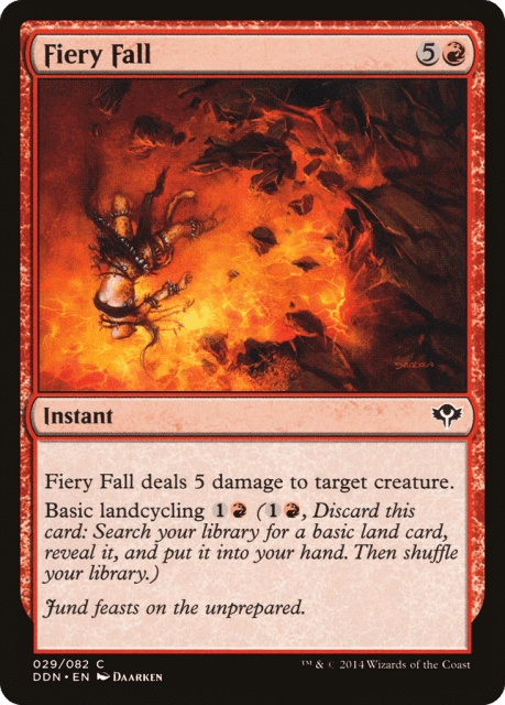 Fiery Fall (29) — Duel Decks: Speed vs. Cunning