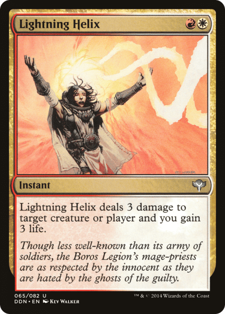 Lightning Helix (65) — Duel Decks: Speed vs. Cunning