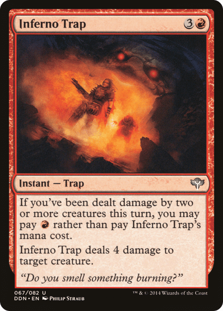 Inferno Trap (67) — Duel Decks: Speed vs. Cunning