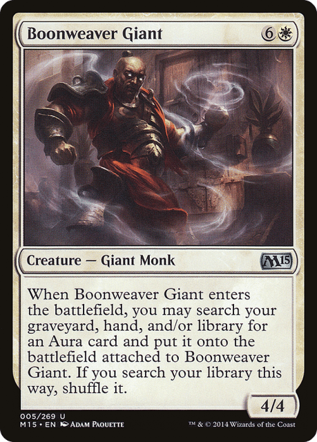 Boonweaver Giant (5) — Magic 2015