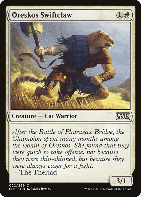 Oreskos Swiftclaw (22) — Magic 2015