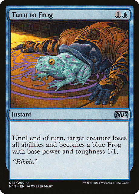 Turn to Frog (81) — Magic 2015