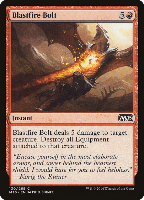 Blastfire Bolt (130) — Magic 2015