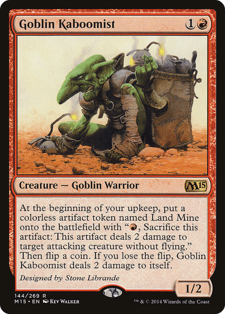Goblin Kaboomist (144) — Magic 2015