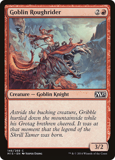 Goblin Roughrider (146) — Magic 2015